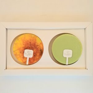Pack de regalo 2 jabones Té blanco Jengibre - Naranja Caléndula